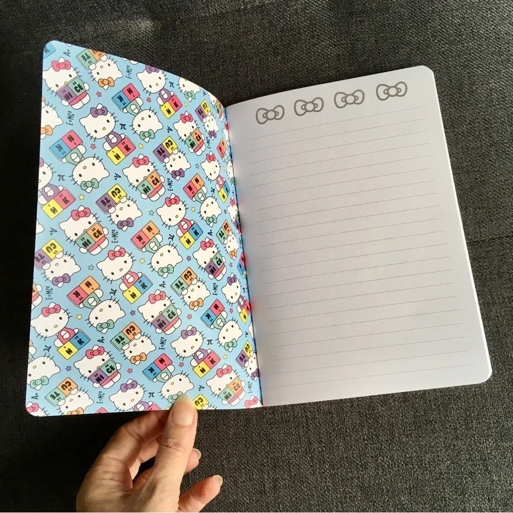 Hello Kitty “STAY CUTE” Notebook, Pink, 80 lined pages
